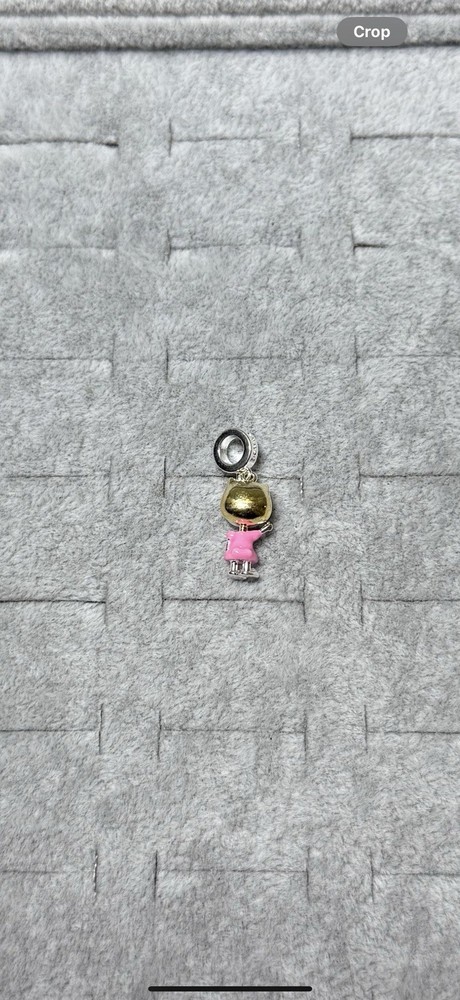 V232 S925 STERLING SILVER SALLY PEANUTS CHARACTER DANGLE CHARM
