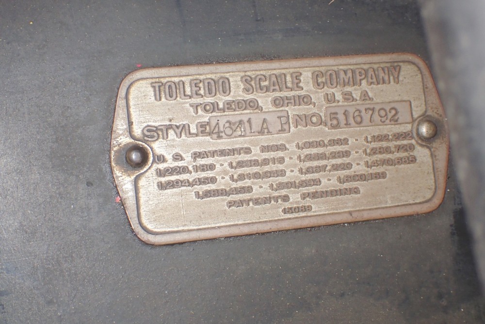 TOLEDO Scale Style 4641AP missing tray and window