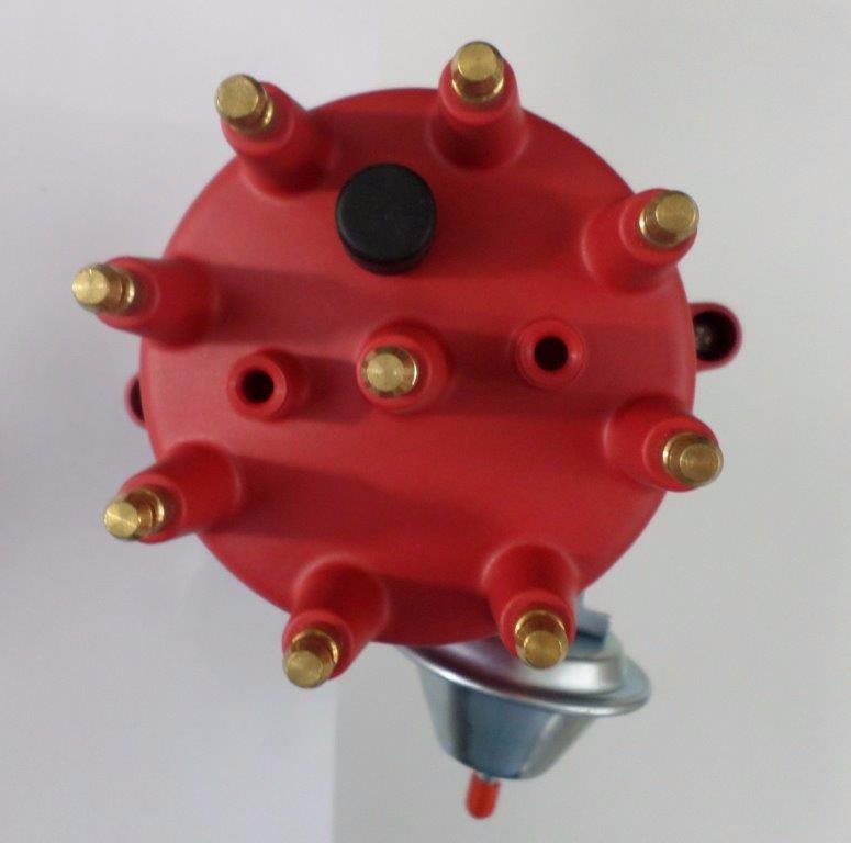 small cap CHEVY 348 409 Big Block BLACK HEI Distributor + 45k Coil + Plug Wires