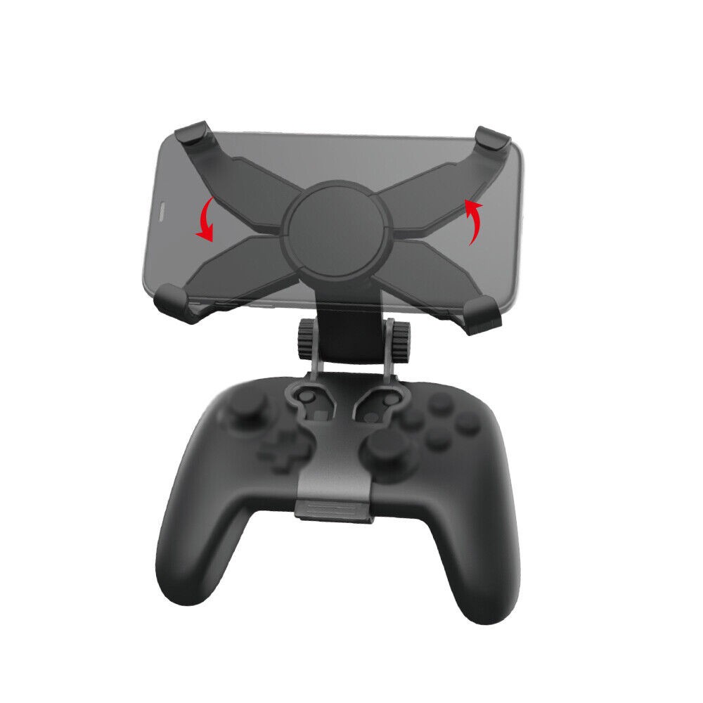 Black Adjustable Phone Mount Stand for Nintendo Switch Pro Controller