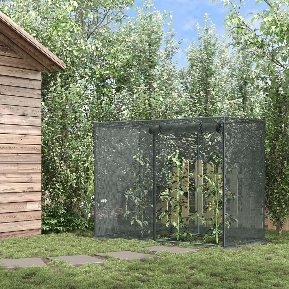 6 x 3ft Crop Cage Black