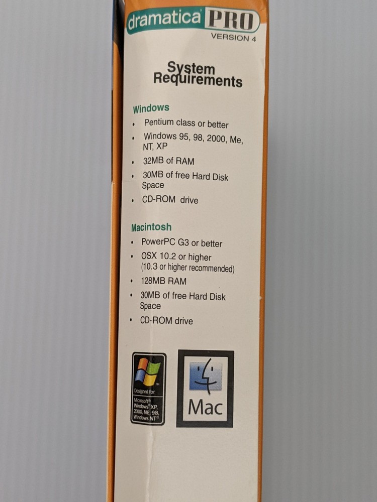 Write Brothers Dramatica Pro Version 4 2006: Windows PC & Mac / Vintage Software