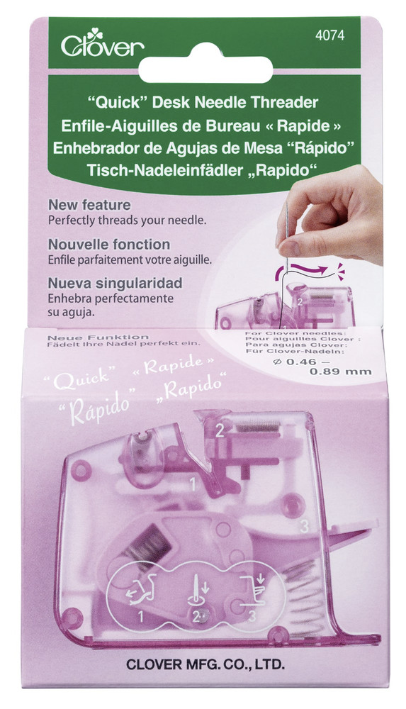 "Quick" Desk Needle Threader by Clover ##4074