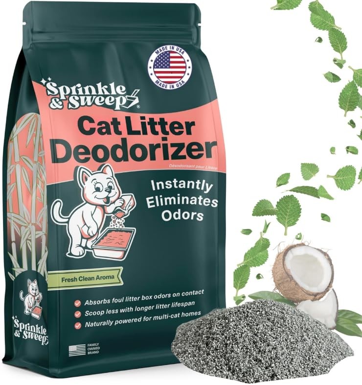 Litter Box Deodorizer | Cat Litter Deodorizer | Smell Control for Cats | Non-...