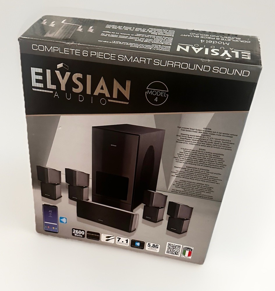 Elysian Audio Model 4 Home Theater System Open Box Never Used