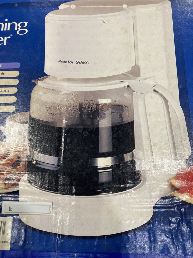 Protector Silex Morning Maker 42101 2-12 Cup White Coffeemaker