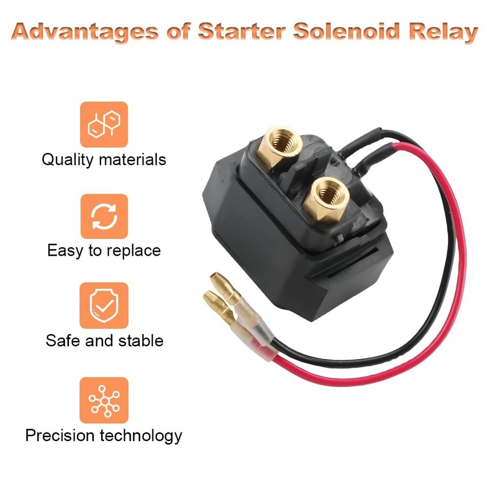 WATERWICH Starter Solenoid Relay Compatible with Yamaha Wave Runner FX FZR VX VX