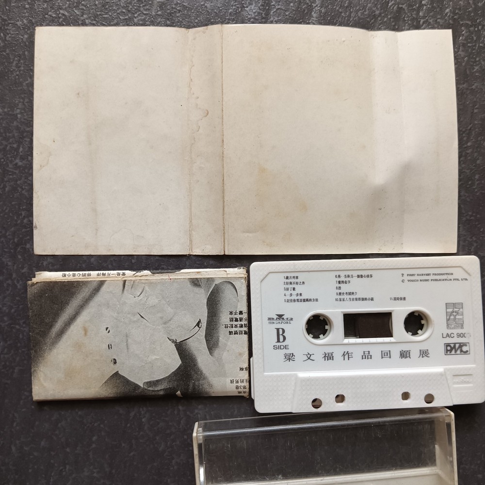 03- Singapore 新谣 梁文福 =望穿今昔= 马来西亚版 磁带 Malaysia Cassette
