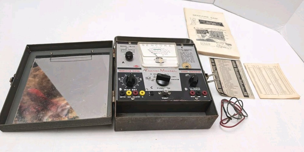 Sencore Transimaster TR110 Transistor Tester & Signal Generator