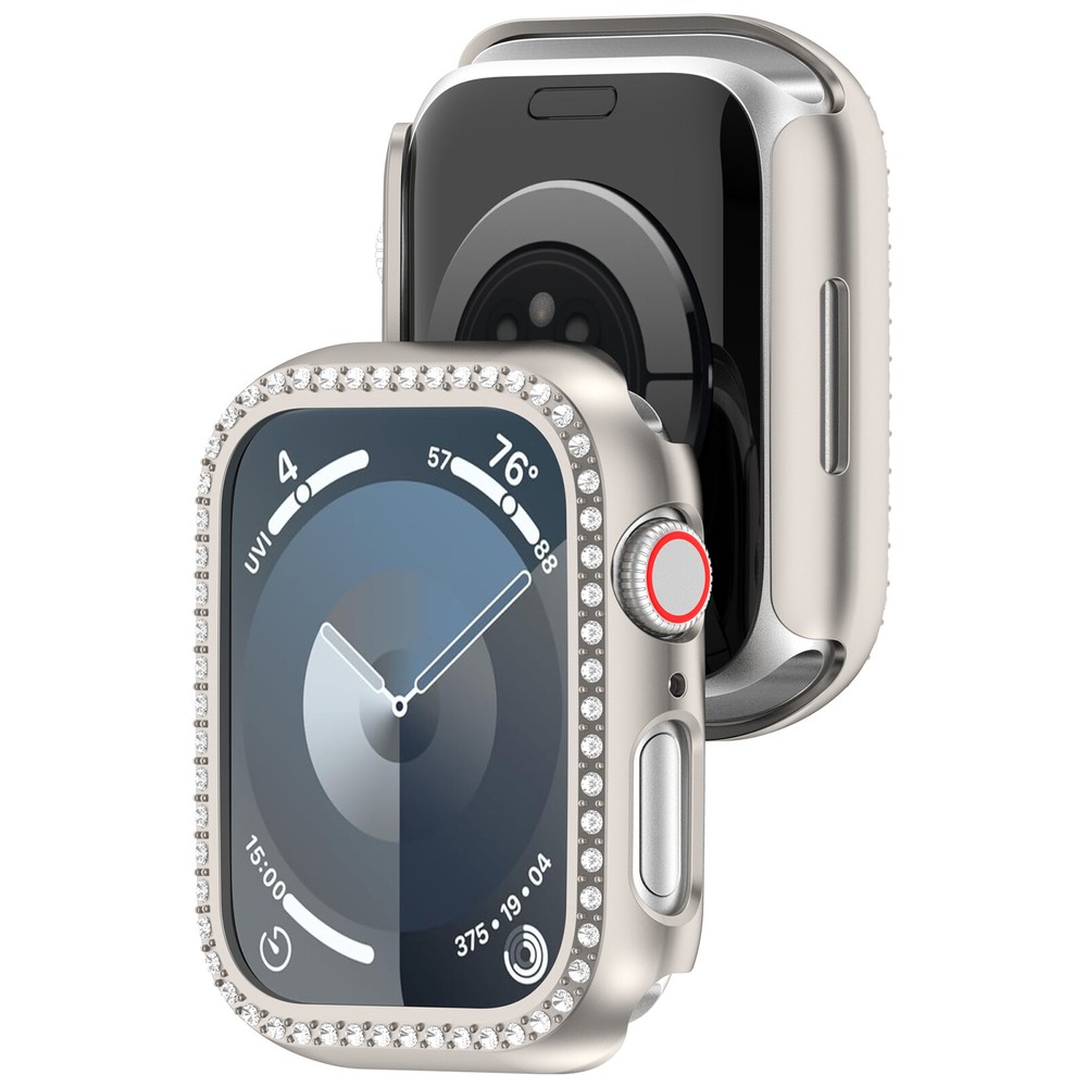 Protective Case Cover Electroplated Skeleton Case for iPhone Watch 9 Watch