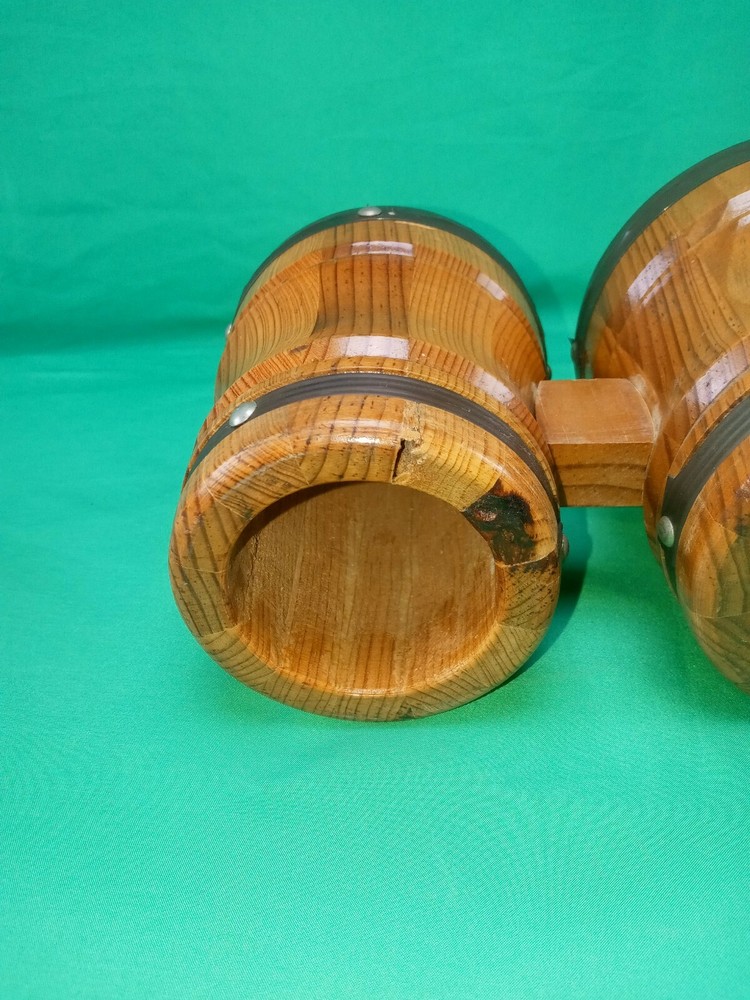 Custom Set Of Bongo Drums With Handmade Pinstripes