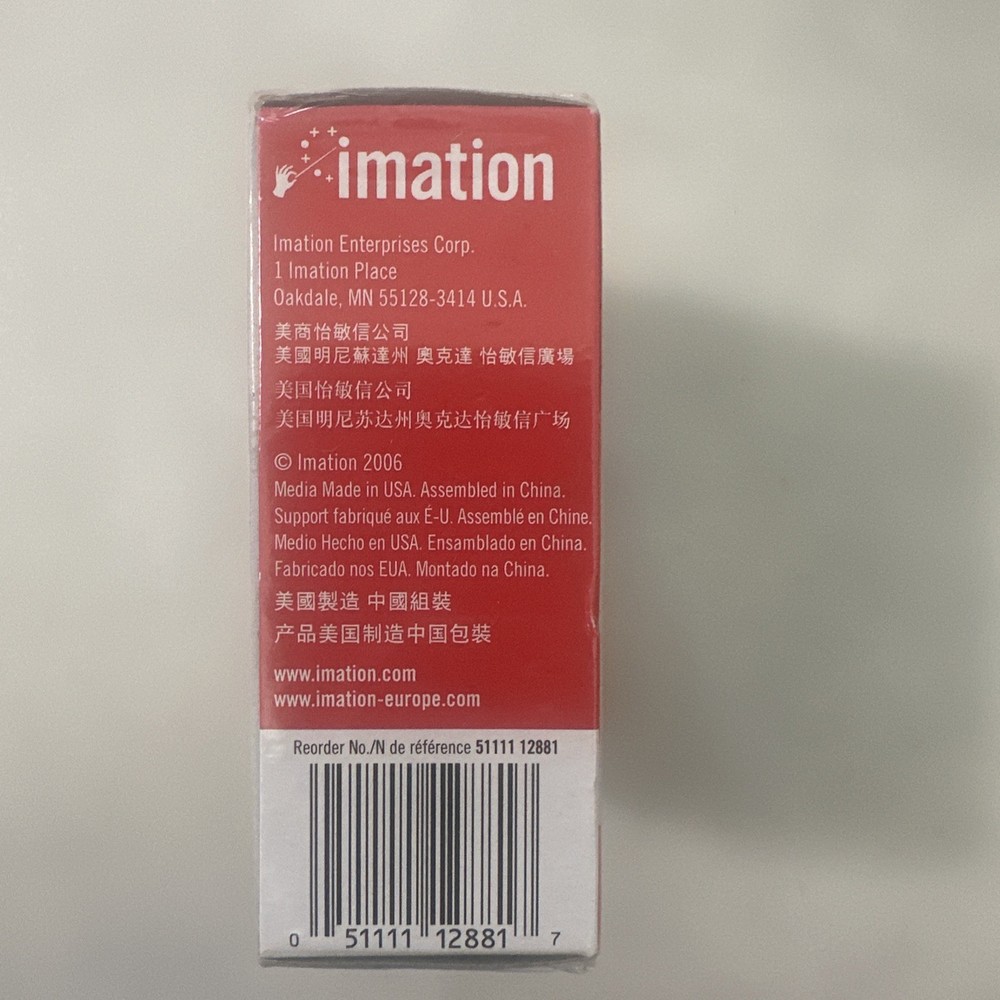 Genuine Imation IBM Formatted 2HD 1.44 Diskettes (10 Pack)