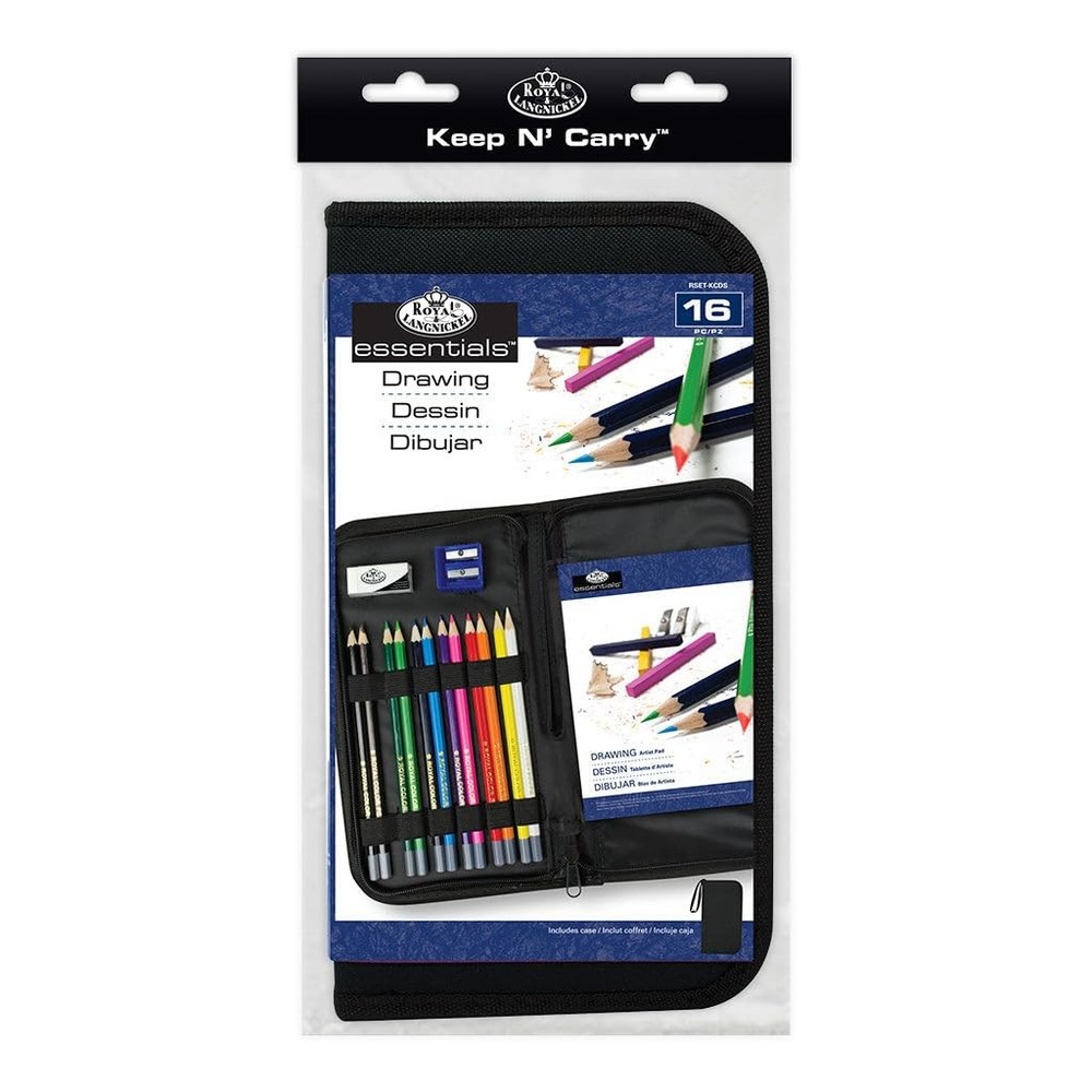 Drawing Essentials Keep N' Carry Set, Packaging May Vary