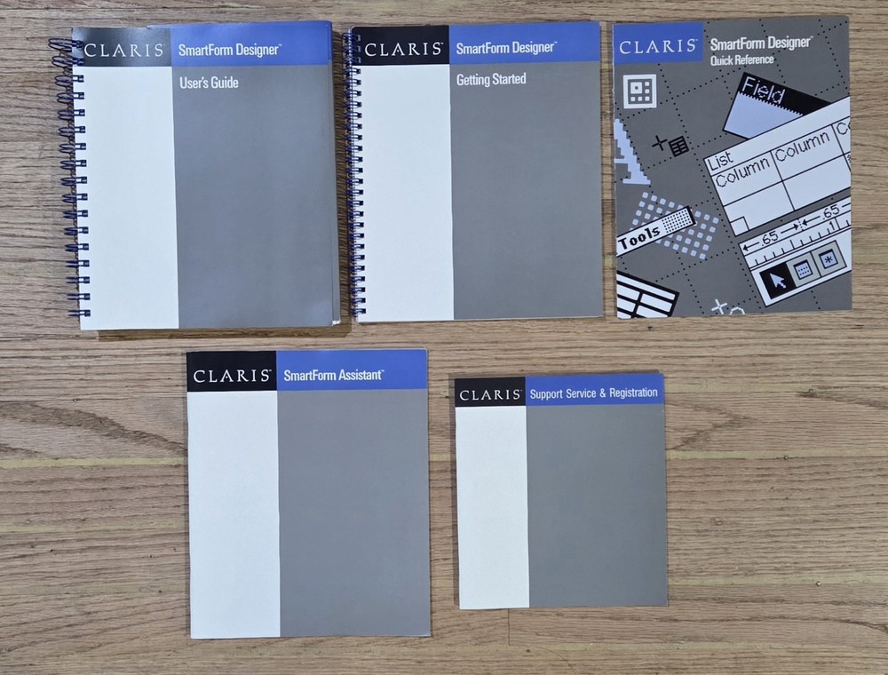 Claris SmartForm Designer User Manual 1988