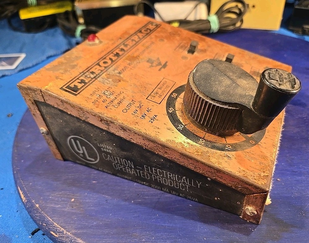 HO, MRC THROTTLEPACK MODEL 501, HO HOBBY TRANSFORMER, TRACK TESTED, C Work Notes