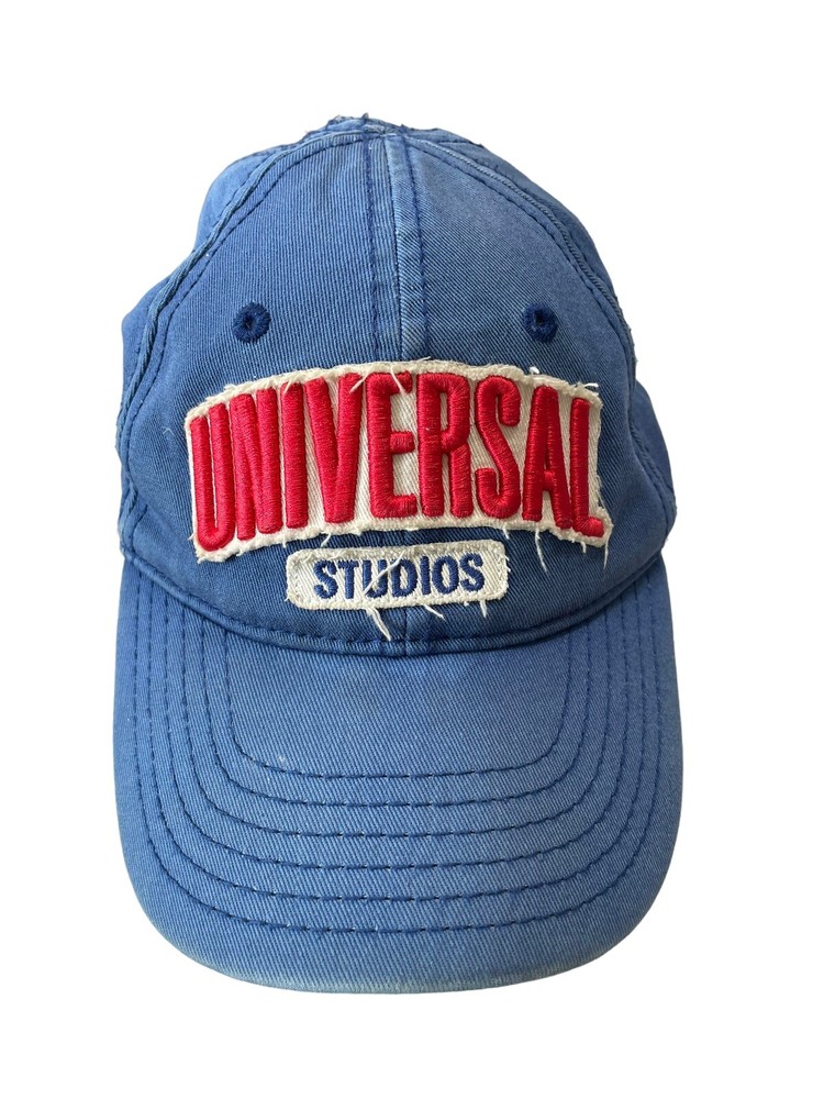 Universal Studios Theme Park Blue Baseball Hat Cap Youth Size Strapback