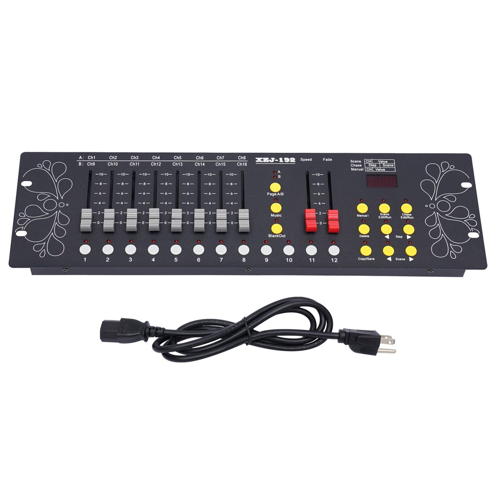 DJ DMX 512 192 Channels Operator Console Controller Stage Lighting DJ PartyUS