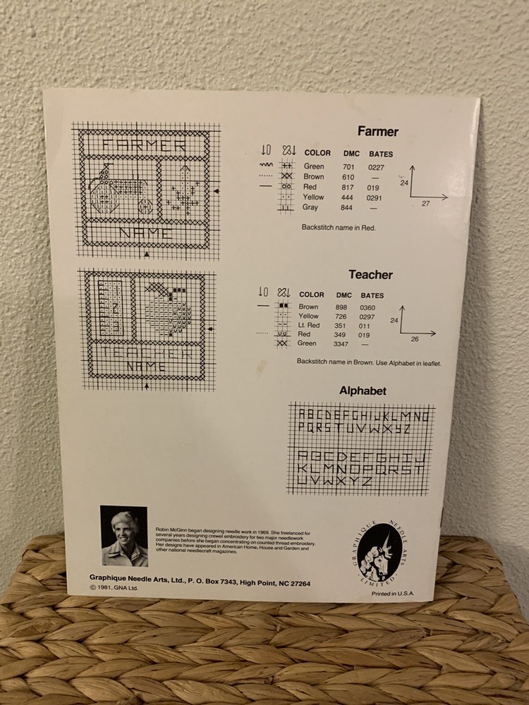 Cross Stitch Patterns The Professionals Leaflet #10 Used 21 Designs