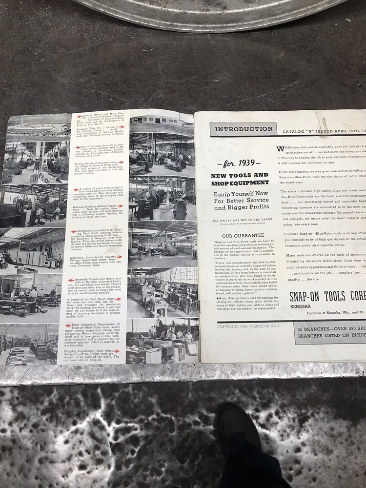 Snap-on 1939 Catalog