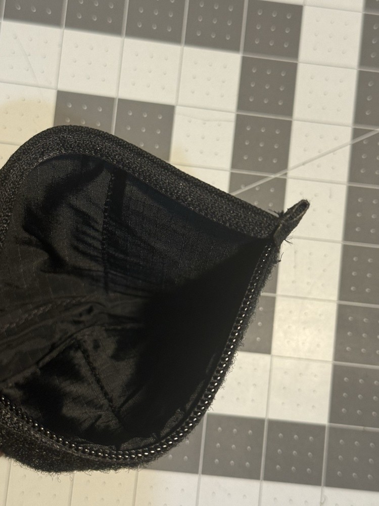 NWOT Mil Spec Monkey/Tactical Tailor Small Patch Panel Laminate - Black