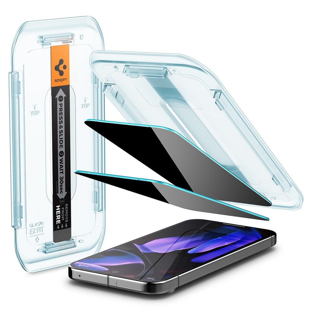 For Pixel 10 / 10 Pro | Spigen Glas.tR EZ Fit 2 Pack Privacy Screen Protector