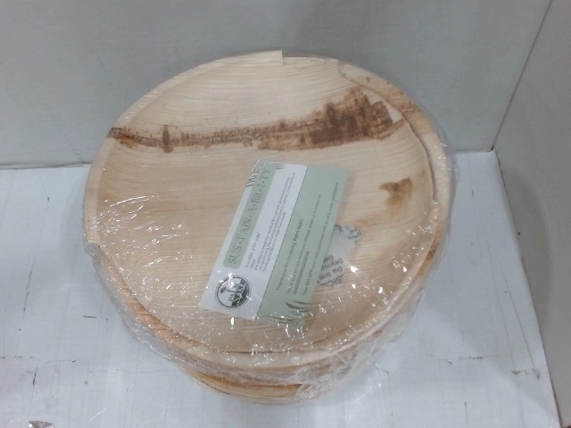 NewMissingBox - Palm Naki Round Plate, 40 Count, 10 in.