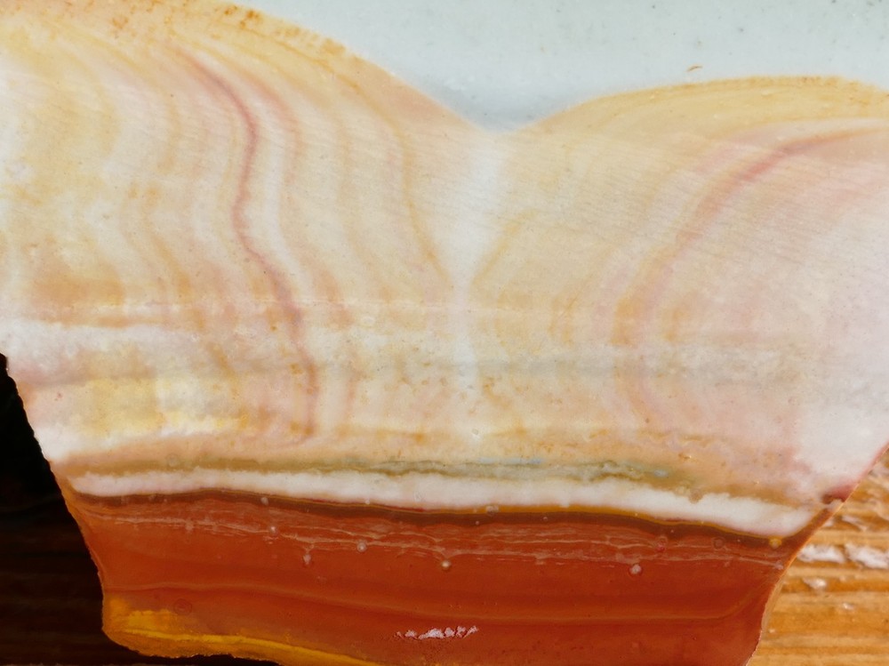 TCR Polychrome Jasper *Rough Slab 85 grams – Orb Pattern | Madagascar
