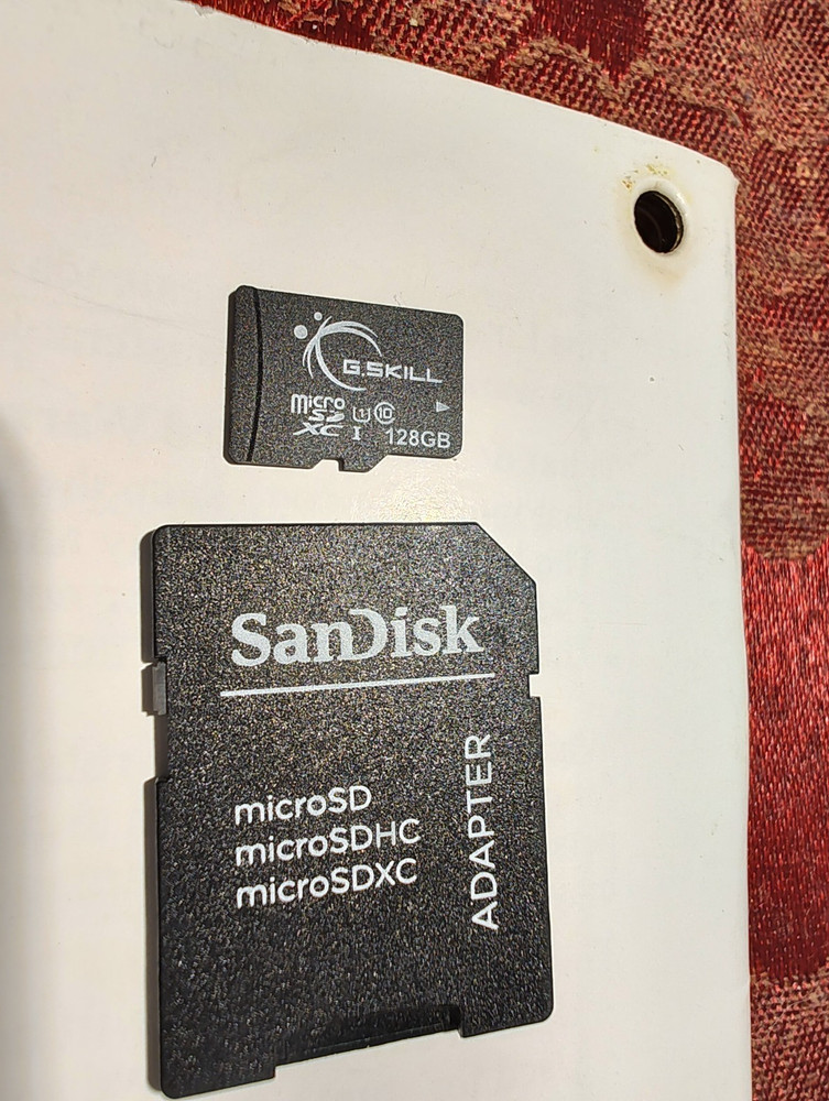 G.Skill 128GB microSDXC UHS-I/U1 Class 10 Memory Card & Adapter