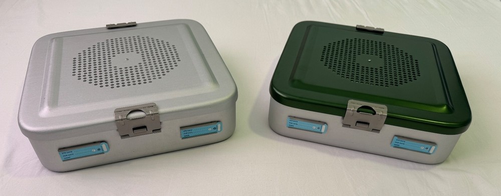 Aesculap Style NEW Sterilization Container - With Silicone Insert and Basket