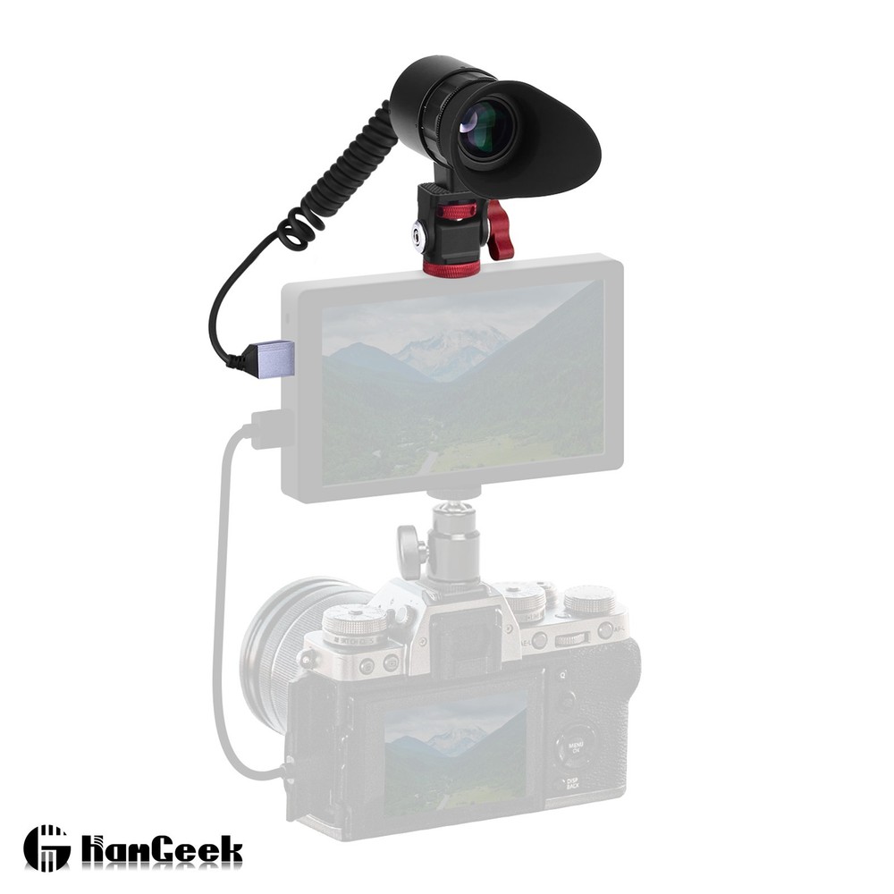 V780H-EVF HDMI-compatible Electronic Viewfinder Camera External Display + Holder
