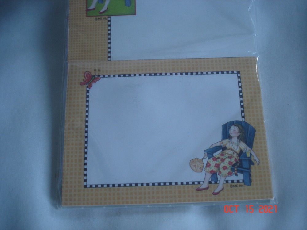 2006 SEALED PKG. MARY ENGELBREIT INK SELF STICK NOTES / POST-ITS 40 Sheets Each