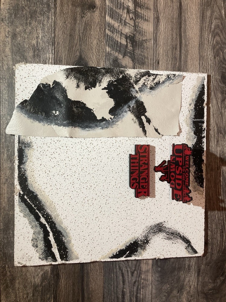 Stranger Things Prop On Set Full Ceiling tile Vine And Wall Hawkins Lab