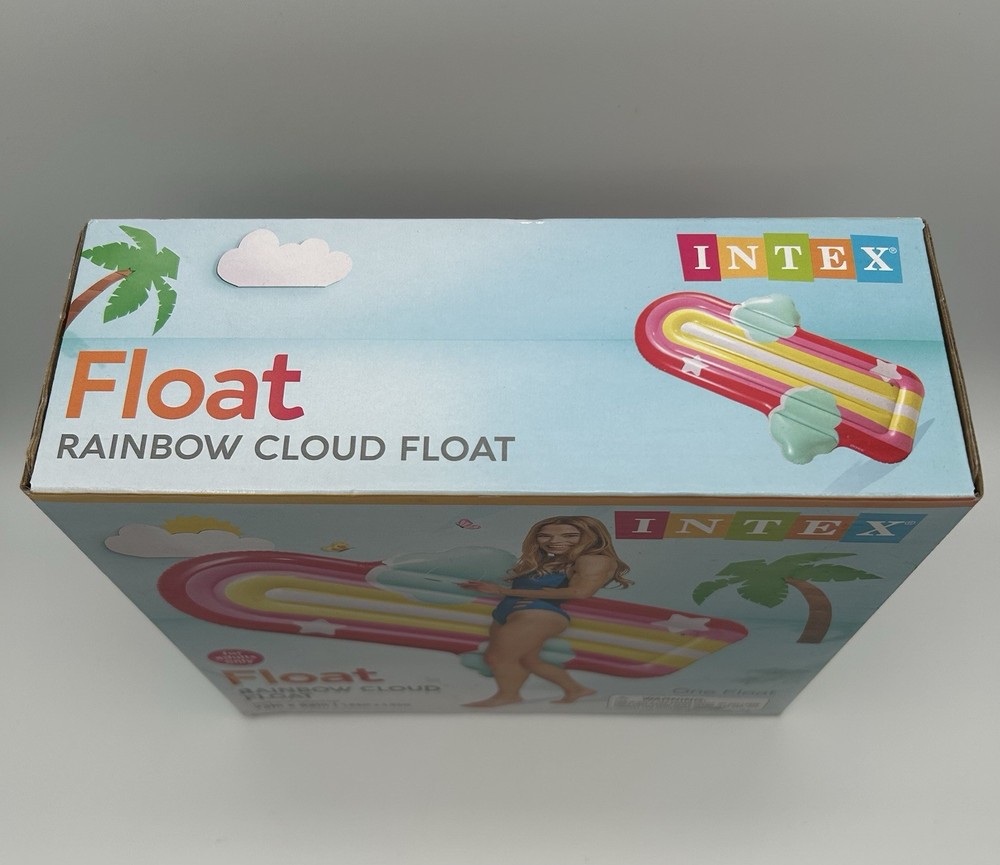 Rainbow Cloud Float For The Pool 72in - 52 In For Adults