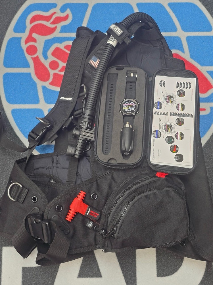 Zeagle Stiletto BCD W/BPI & Mares Sirus Dive Computer W/transmitter