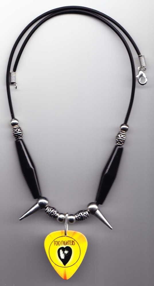 Foo Fighters One By One Guitar Pick Necklace
