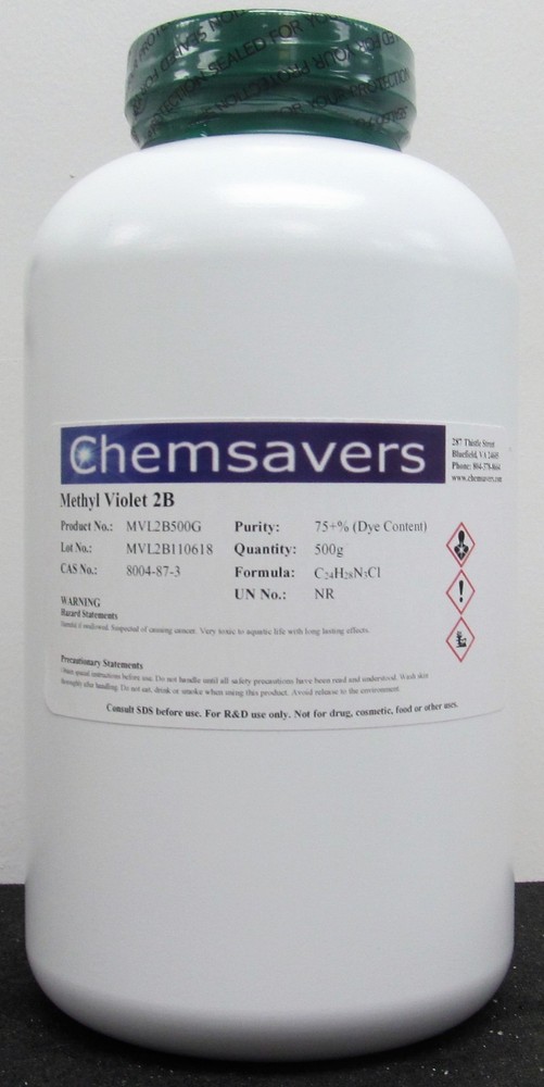 Methyl Violet 2B, 75+% (Dye Content), 500g