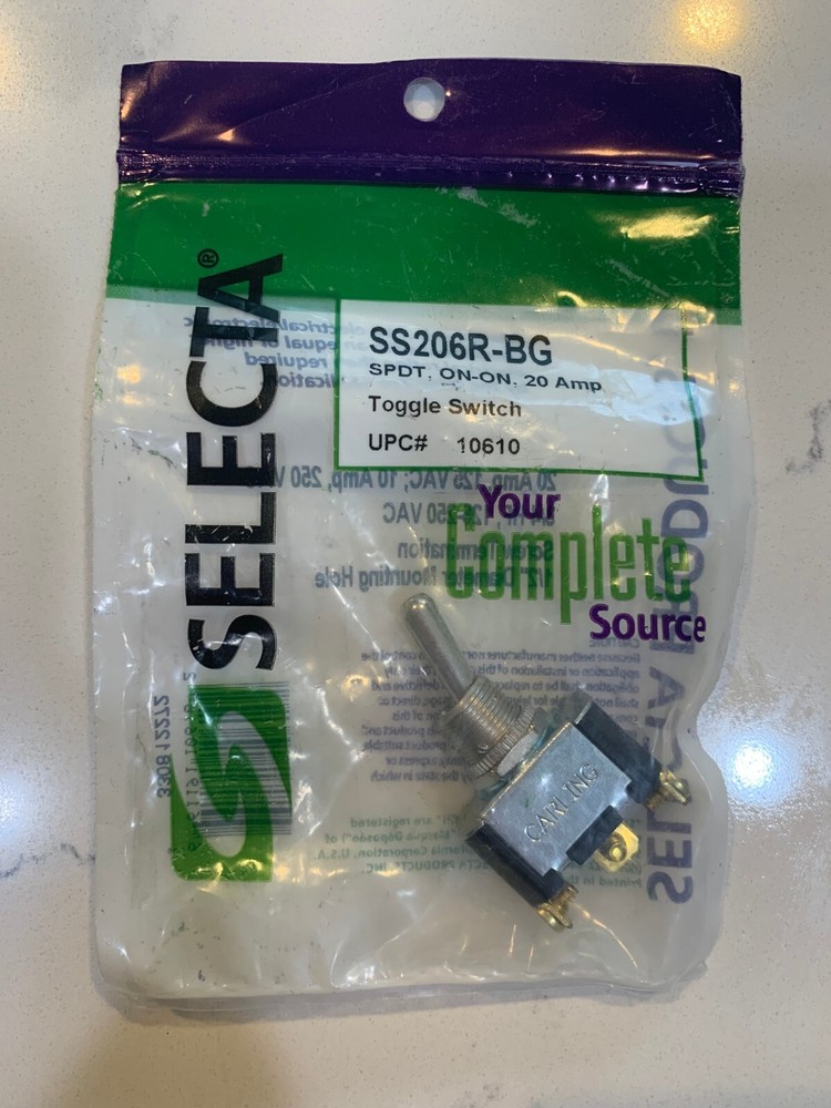 Selecta SS206R-BG Toggle Switch 5pc