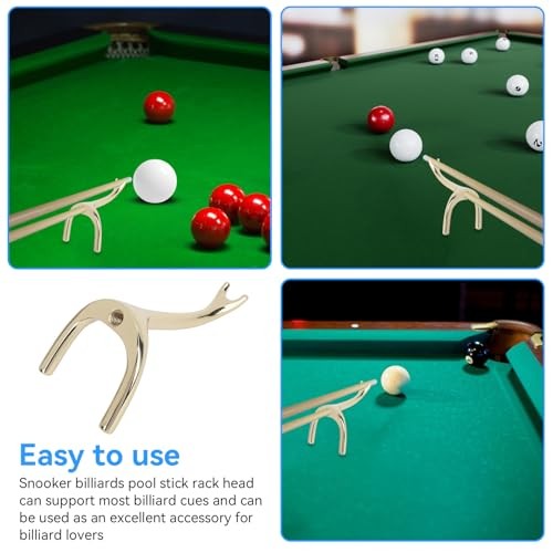 Pool Cue Bridge Head, Imitation Elephant Nose Billiards Stick Fork Holder