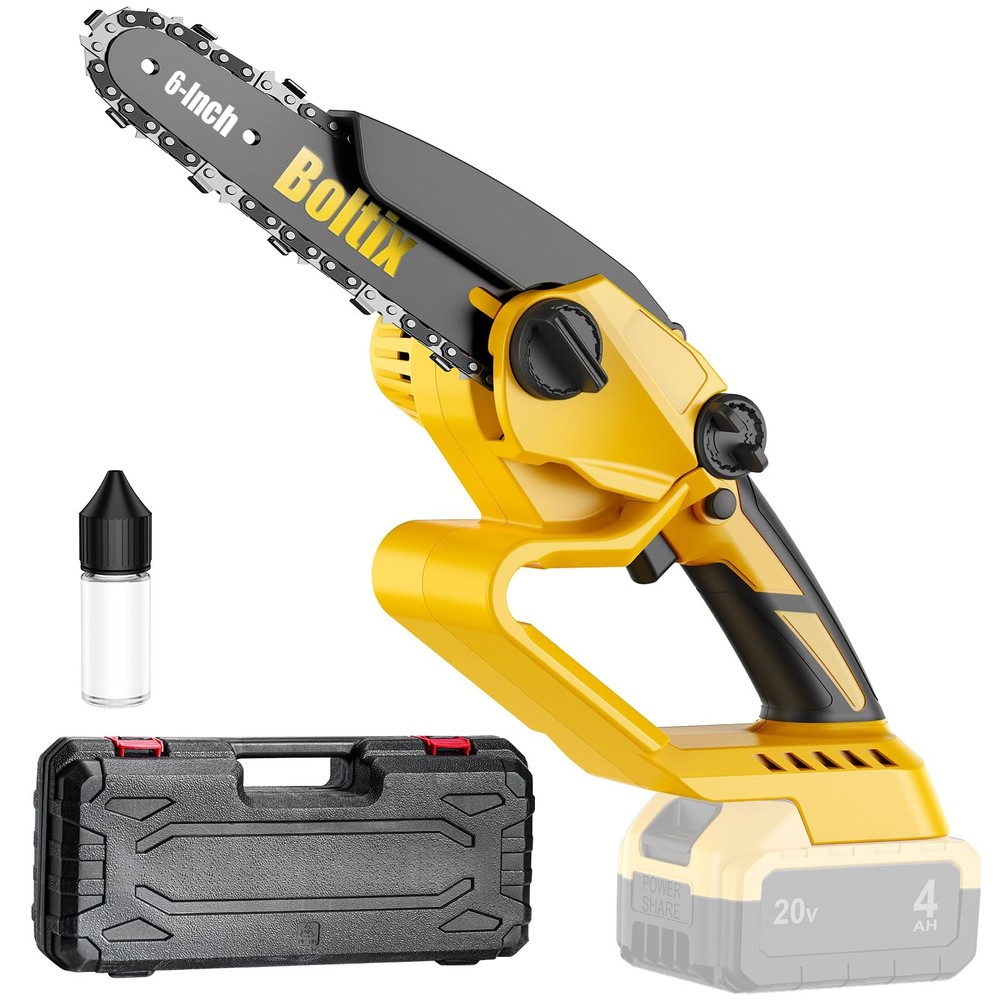 6 Inch Mini Chainsaw, Compatible With DEWALT 20V MAX Battery, Cordless Electr...