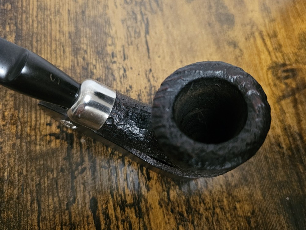 Savinelli Dry System 1611 Bent Dublin Rusticated Estate Pipe