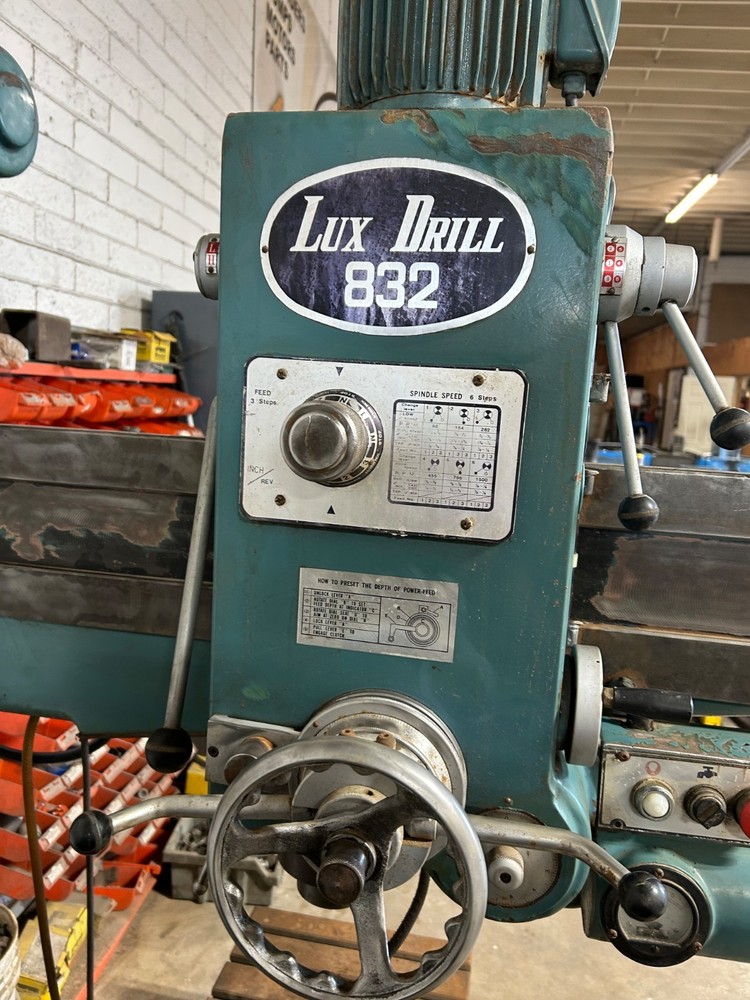 Lux Drill 832 Radial Drill Press