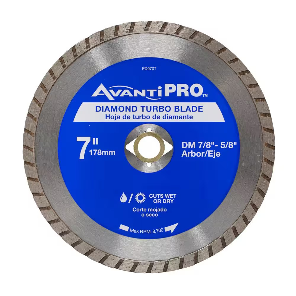 7 In. Turbo Diamond Blade