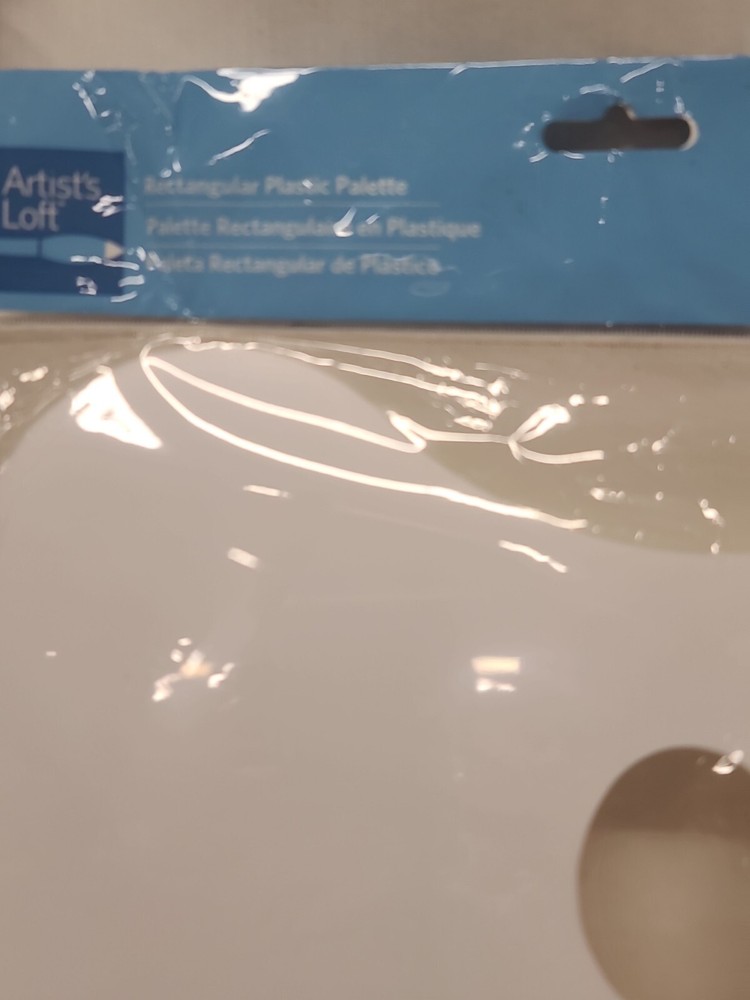 Artist's Loft Rectangular Plastic Palette 14.5 in x 10 in White New in Package