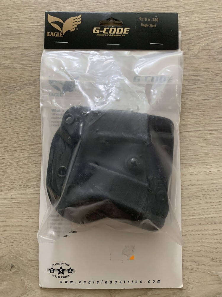 NEW G-Code DM05 9x18 .380 Double Pistol Magazine Pouch Single Stack NIP