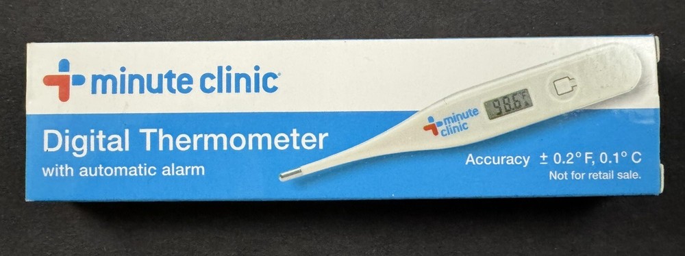 Minute Clinic Digital Thermometer w/ Automatic Alarm
