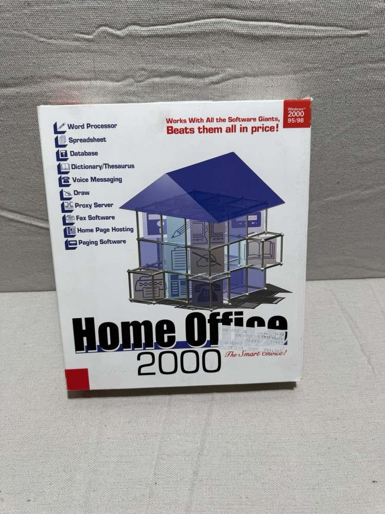 Home Office 2000 Software Suite PC CD-ROM Windows 95 98 2000 New