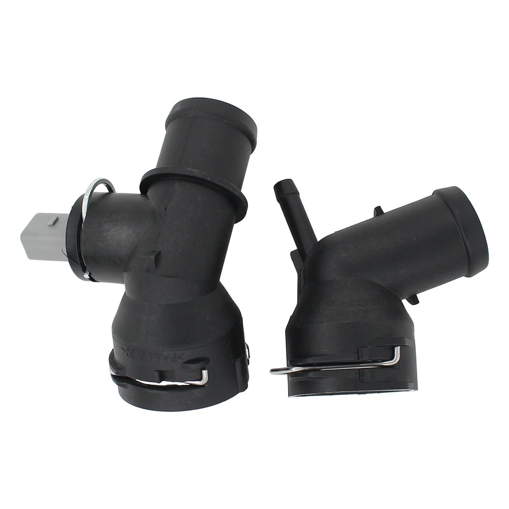 Roneeson Radiator Coolant Upper and Lower Hose Coupling Adapter Black