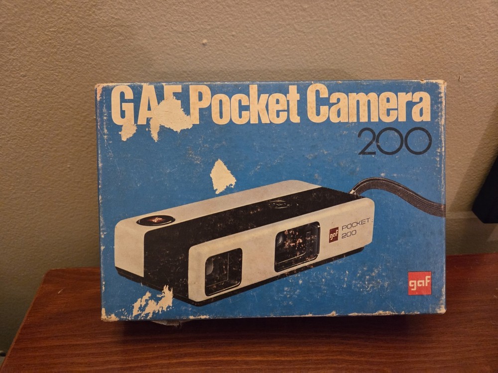 GAF Pocket Camera 200 Vintage In Box