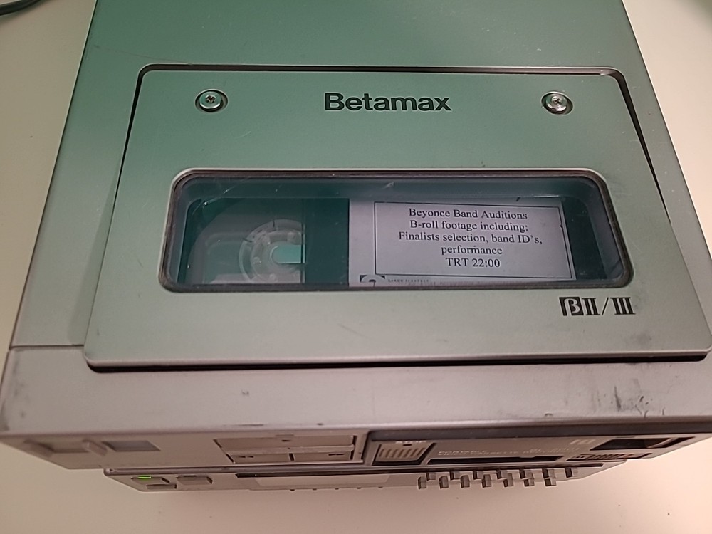 Sony Betamax SL-2001 And TT-2001 Tuner Timer Unit