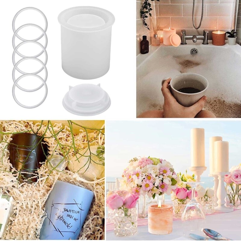 Silicone Flowerpot Cup Mold Silicone Material Hand-Making Accessory